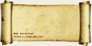 Kristina Jezdić vizit kartica